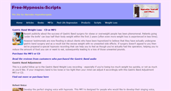 Desktop Screenshot of free-hypnosis-scripts.com