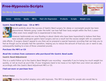 Tablet Screenshot of free-hypnosis-scripts.com